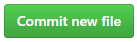 GitHub new page commit button